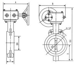 雙法蘭對(dui)夾軟密封(feng)蝶閥