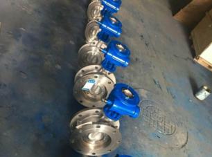 三偏心(xin)法蘭式渦(wo)輪蝶閥